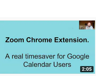 zoom chrome extension