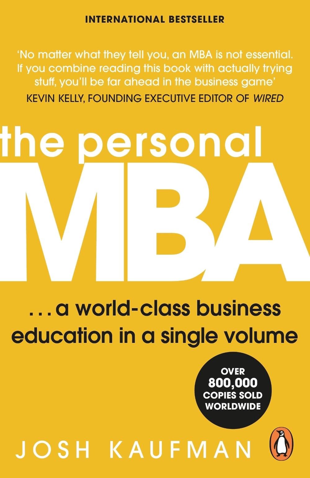 the personal mba, josh kaufman