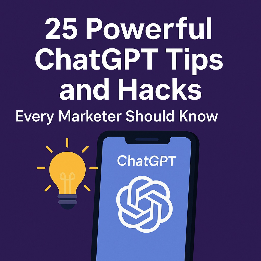 chatgpt tips for marketers and hacks for marketing