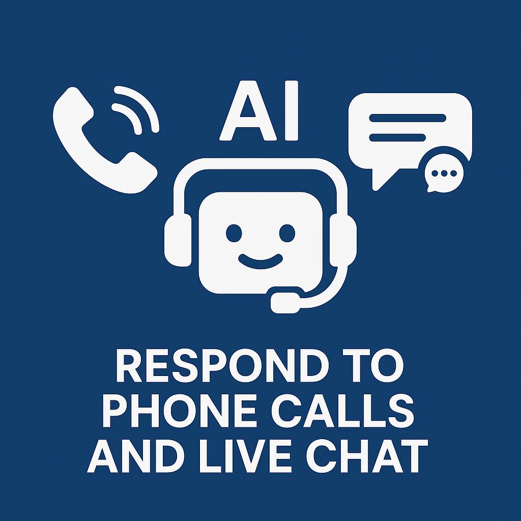 replace expensive manual call answering and live chat with MarketerM8 / HighLevel AI