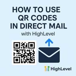 Learn how to create interactive, trackable direct mail campaigns using QR codes and HighLevel. Boost offline conversions with automated follow-up.