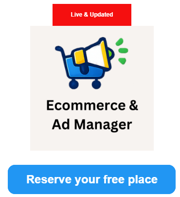 ecommerce and ad manager training workshop