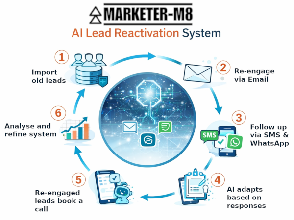 old cold lead reactivation with AI the AI Lead Reactivation System from MarketerM8