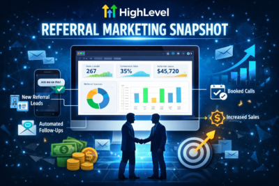 HighLevel Referral Marketing Campaign Snapshot
