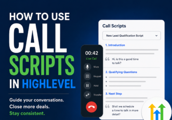 telesales call scripts in highlevel