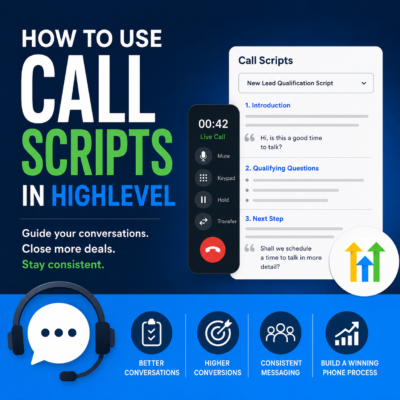 telesales call scripts in highlevel