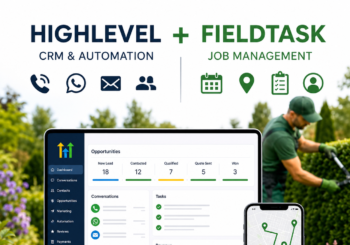 CRM & Business Management Software for Gardeners HighLevel + FieldTask