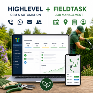 CRM & Business Management Software for Gardeners HighLevel + FieldTask
